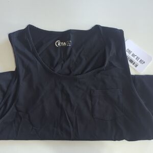ZYIA Nwt Men's Black Downtime Pocket Tank RC Size Large